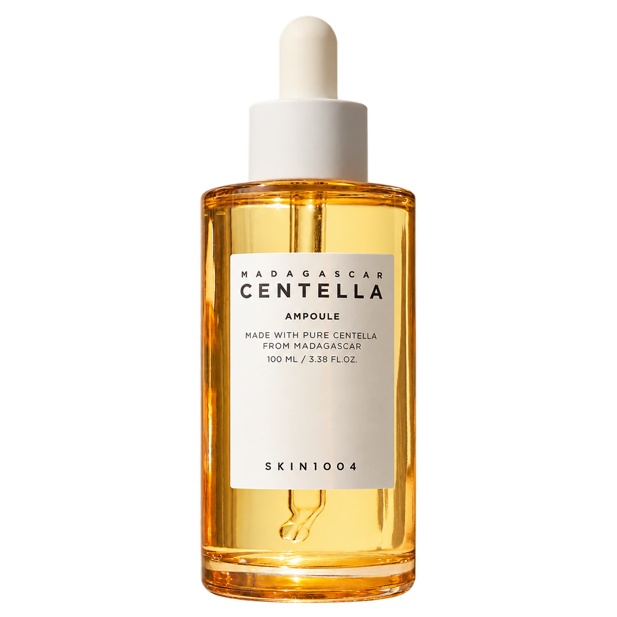 SKIN1004 Centella Ampoule de 100 ml sobre fondo transparente